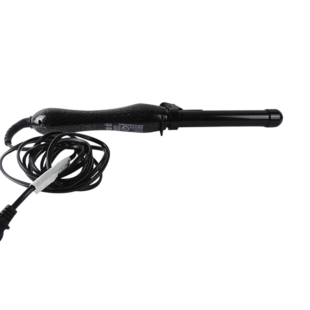 Beachwaver B1 rotating curling iron in black glitter 1”Model no. BW16H2